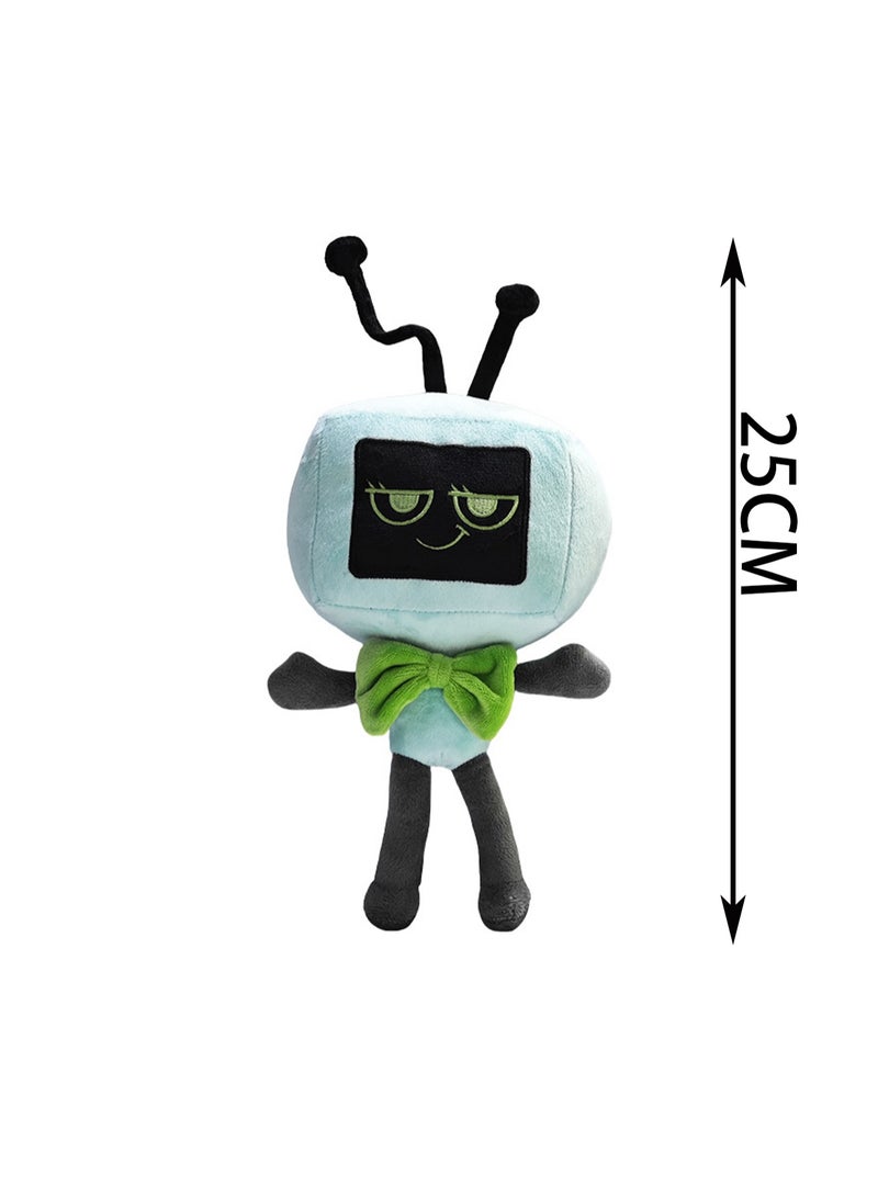 25cm Light Blue Tv Monster Plush Toy Game Surrounding Doll Stuffed Doll Toy Boy Girl Gift - Image 2